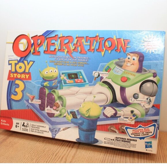 Operation Board Game Disney Pixar Toy Story 3 Edition COMPLETE and WORKING 2009 - Picture 1 of 7